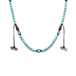 Best Collana Tamashii Mudra Con Turchese Lunghezza Cm. 50 Gioielli Tamashii