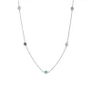 Hot Collana Ti Sento Milano Bowls Turchese con Zirconi Gioielli Ti Sento Milano