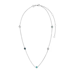 Hot Collana Ti Sento Milano Bowls Turchese con Zirconi Gioielli Ti Sento Milano