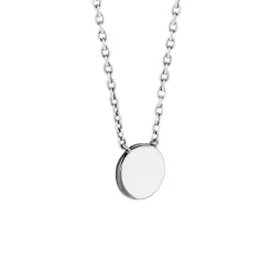 Hot Collana Ti Sento Milano Piattino Argentato Gioielli Ti Sento Milano