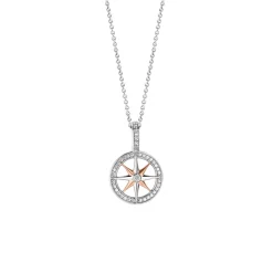 Outlet Collana Ti Sento Milano Stella Polare Pendente Gioielli Ti Sento Milano