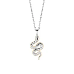 Online Collana Ti Sento Milano Serpente Dorato Zirconi Gioielli Ti Sento Milano
