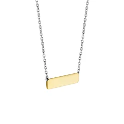 Fashion Collana Ti Sento Milano Targhetta Dorata Gioielli Ti Sento Milano
