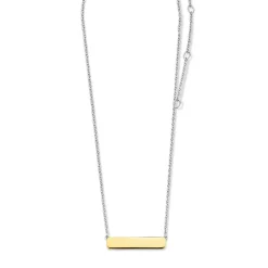 Fashion Collana Ti Sento Milano Targhetta Dorata Gioielli Ti Sento Milano