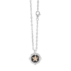 Discount Collana Uomo Comete Gioielli in Argento 925 e Argento Rosè Collezione Stella Polare Uomo Gioielli Comete Uomo
