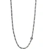 Discount Collana Uomo Comete Gioielli In Acciaio e Ematite Gun Metal Collezione Life Lunghezza Cm. 50 Uomo Gioielli Comete Uomo