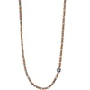 Sale Collana Uomo Comete Gioielli In Acciaio e Ematite Marrone Collezione Life Lunghezza Cm. 50 Uomo Gioielli Comete Uomo