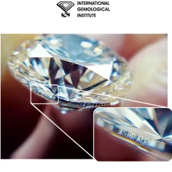 Hot Diamante da Investimento in Blister con Certificato IGI Taglio Brillante Carati 0,30 F VS 1 Diamanti