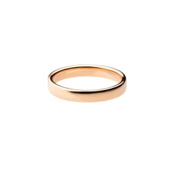 Outlet Fede Nuziale Classica Polello in Oro Rosa Collezione Ti Amo Fedi Nuziali