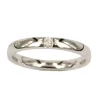 Clearance Fede Tradizionale in oro Bianco con Diamante Anelli