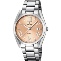 Online Festina Donna Elegance In Acciaio Con Quadrante Rosa Donna Orologi Festina Donna