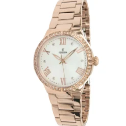 Discount Festina Donna In Acciaio Placcato Rosè Con Strass Donna Orologi Festina Donna