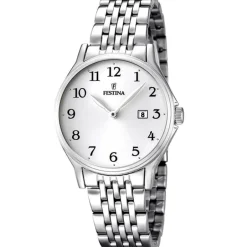 Clearance Festina Donna In Acciaio Con Quadrante Argentè Donna Orologi Festina Donna