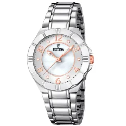 Outlet Festina Donna In Acciaio Con Madreperla Bianca Donna Orologi Festina Donna