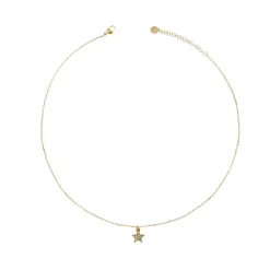 Outlet Girocollo Rue des Mille Catena Stella Zirconi Gioielli Rue Des Mille