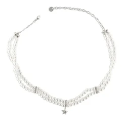 Online Girocollo Rue des Mille Galactica Ice Chocker Elastico con Perle Gioielli Rue Des Mille