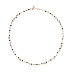 Online Girocollo Rue des Mille Micro Pietre Nere con Soggetti Misti Gioielli Rue Des Mille