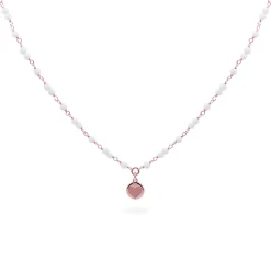 Clearance Girocollo Rue des Mille Pietre Incatenato Gipsy White Gioielli Rue Des Mille