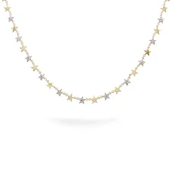 Discount Girocollo Rue des Mille Stardust Ten con Stelle Alternate e Pave Gioielli Rue Des Mille