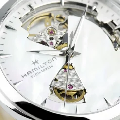 Clearance Hamilton Jazzamaster Lady Open Heart 36mm H32215890 Donna Orologi Hamilton Donna