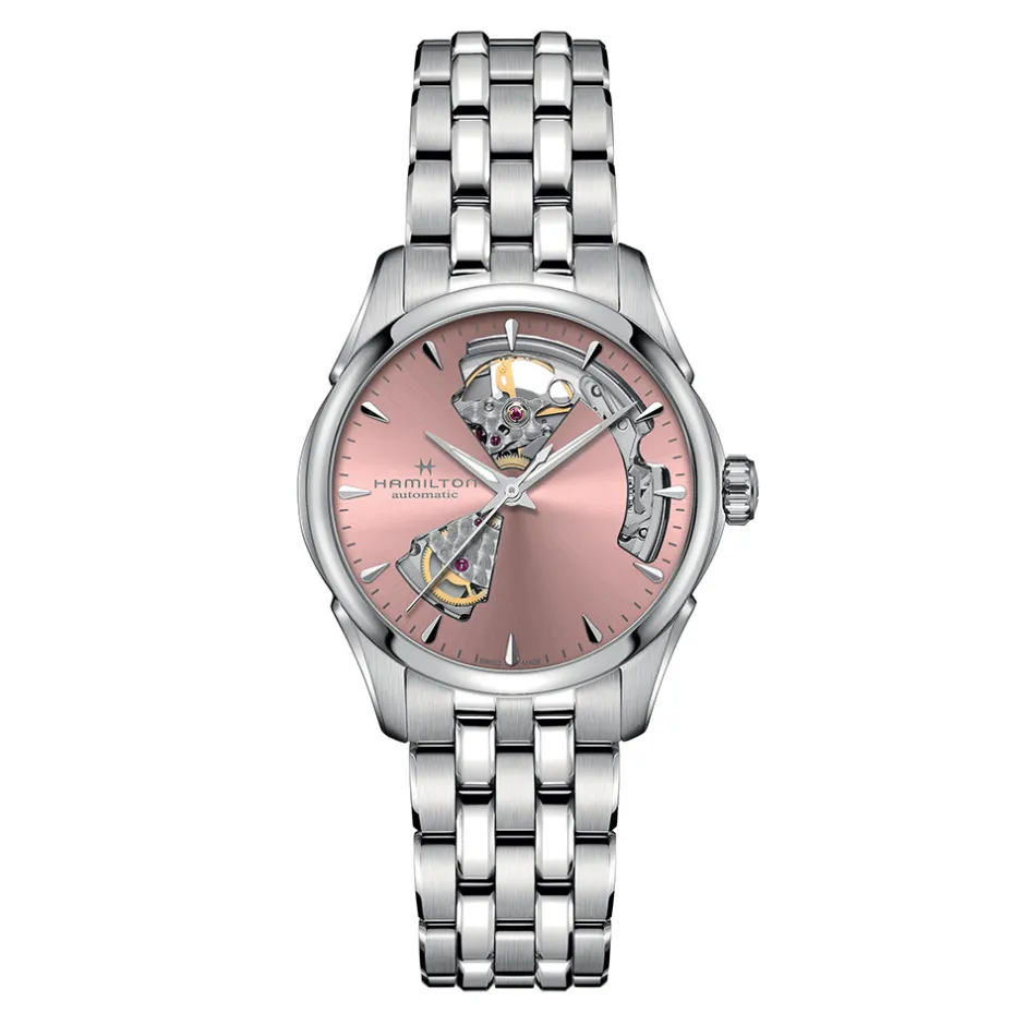 Clearance Hamilton Jazzmaster Open Heart Lady 36mm H32215170 Donna Orologi Hamilton Donna