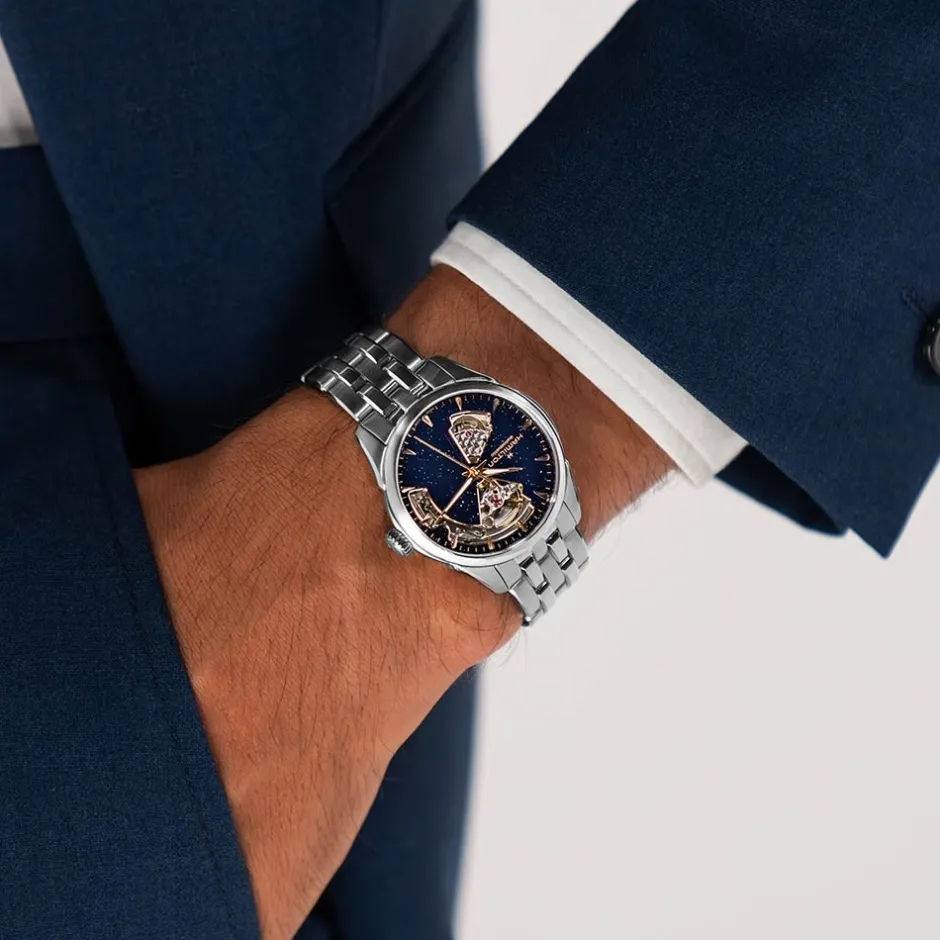 Best Hamilton Jazzmaster Open Heart Lady 36mm H32215142 Donna Orologi Hamilton Donna | Orologi Hamilton Uomo