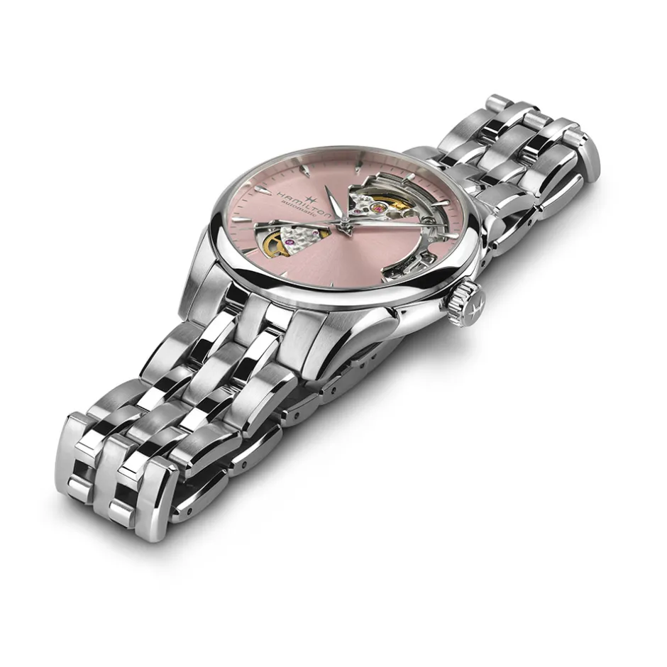 Clearance Hamilton Jazzmaster Open Heart Lady 36mm H32215170 Donna Orologi Hamilton Donna