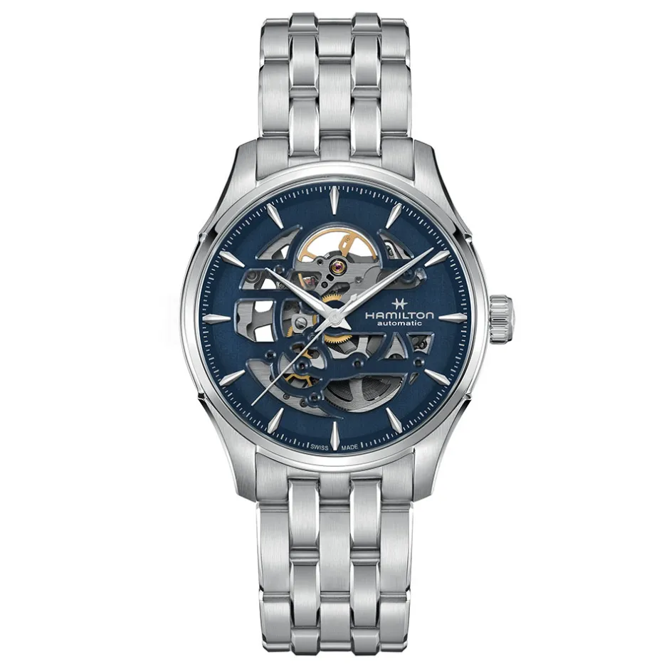 Best Hamilton Jazzmaster Skeleton 40mm H42535141 Uomo Orologi Hamilton Uomo