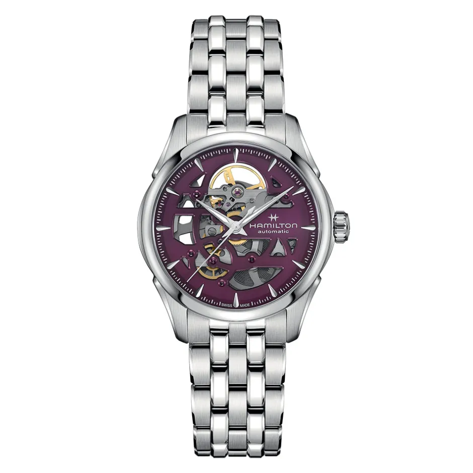 Sale Hamilton Jazzmaster Skeleton Lady 36mm H32265101 Donna Orologi Hamilton Donna