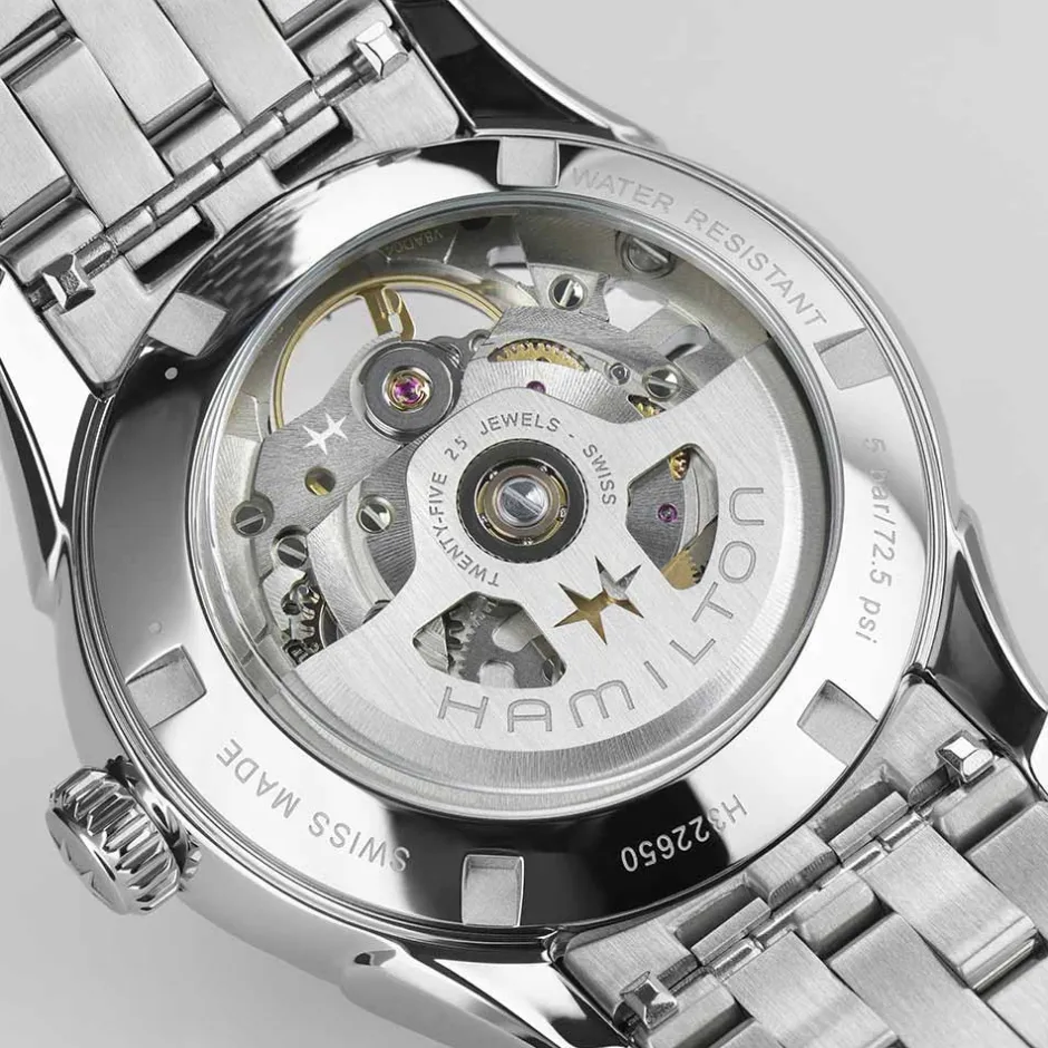Sale Hamilton Jazzmaster Skeleton Lady 36mm H32265101 Donna Orologi Hamilton Donna