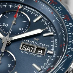 Clearance Hamilton Khaki Aviation Converter Chrono 44mm H76746540 Uomo Orologi Hamilton Uomo