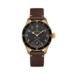 Discount Hamilton Khaki Aviation Pilot Pioneer Bronze 43mm H76709530 Uomo Orologi Hamilton Uomo