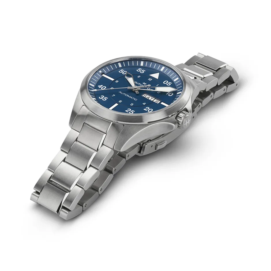 Outlet Hamilton Khaki Aviation Pilot 42mm H64635140 Uomo Orologi Hamilton Uomo