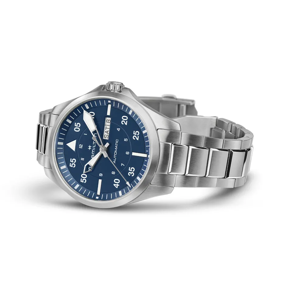 Outlet Hamilton Khaki Aviation Pilot 42mm H64635140 Uomo Orologi Hamilton Uomo