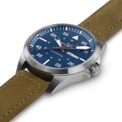 Outlet Hamilton Khaki Aviation Pilot Air Glaciers 42mm H64655941 Uomo Orologi Hamilton Uomo