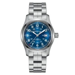 Best Hamilton Khaki Field Blu 42mm H70605140 Uomo Orologi Hamilton Uomo