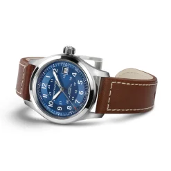 Best Hamilton Khaki Field Blu 38mm H70455540 Uomo Orologi Hamilton Uomo