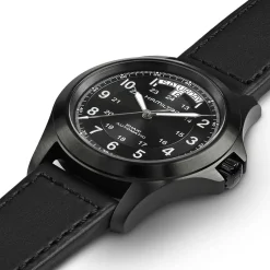 Discount Hamilton Khaki Field King Auto 40mm H64465733 Uomo Orologi Hamilton Uomo