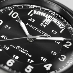 Discount Hamilton Khaki Field King Auto 40mm H64465733 Uomo Orologi Hamilton Uomo