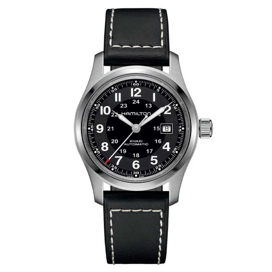 Sale Hamilton Khaki Field Nero 42mm H70605733 Uomo Orologi Hamilton Uomo