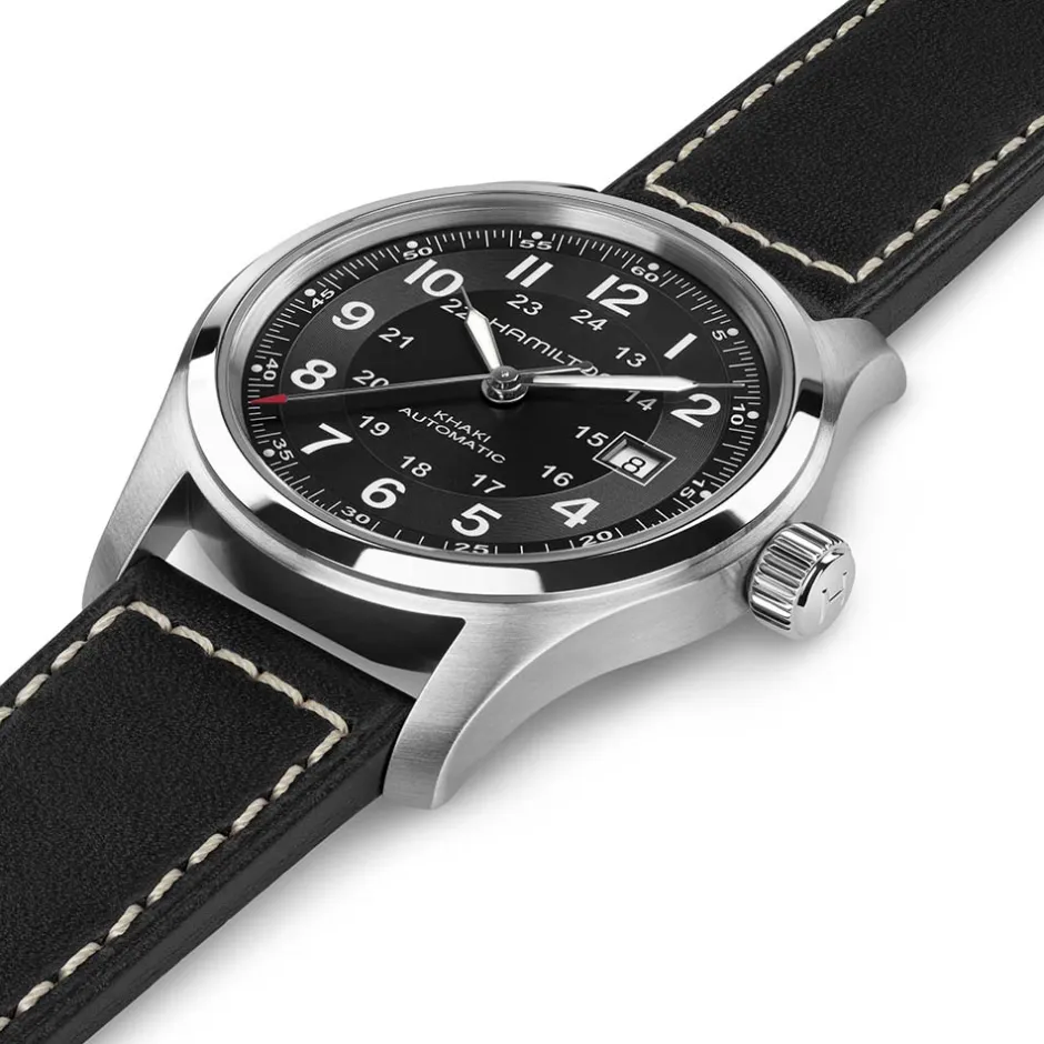 Sale Hamilton Khaki Field Nero 42mm H70605733 Uomo Orologi Hamilton Uomo