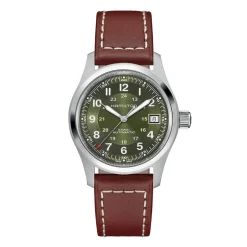 Outlet Hamilton Khaki Field Verde 38mm H70455560 Uomo Orologi Hamilton Uomo