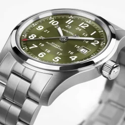Online Hamilton Khaki Field Verde 42mm H70605160 Uomo Orologi Hamilton Uomo