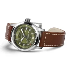 Outlet Hamilton Khaki Field Verde 38mm H70455560 Uomo Orologi Hamilton Uomo