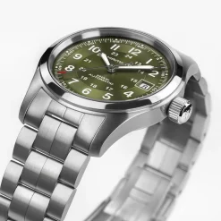 Outlet Hamilton Khaki Field Verde 38mm H70455160 Uomo Orologi Hamilton Uomo