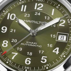 Outlet Hamilton Khaki Field Verde 38mm H70455560 Uomo Orologi Hamilton Uomo