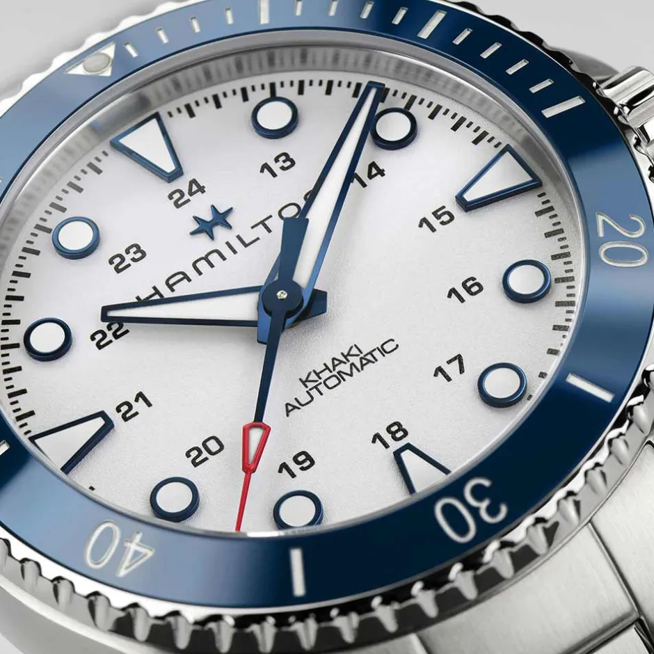 Clearance Hamilton Khaki Navy Scuba 43mm H82505150 Uomo Orologi Hamilton Uomo