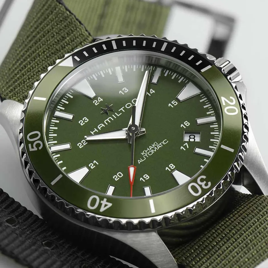 Sale Hamilton Khaki Navy Scuba 40mm H82375961 Uomo Orologi Hamilton Uomo