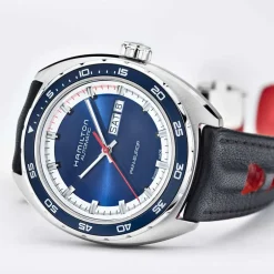 Best Hamilton Pan Europ Blu 42mm H35405741 Uomo Orologi Hamilton Uomo
