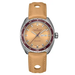 Clearance Hamilton Pan Europ Day Date 42mm H35435820 Uomo Orologi Hamilton Uomo